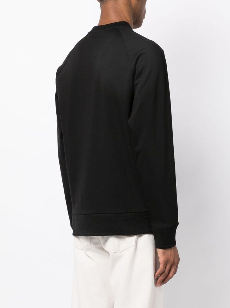Black Logo-patch Sweatshirt