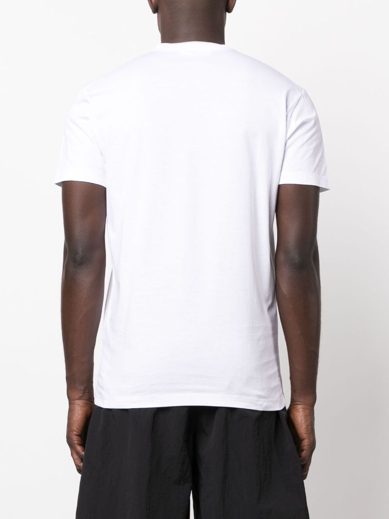 White Icon Logo Print T-shirt