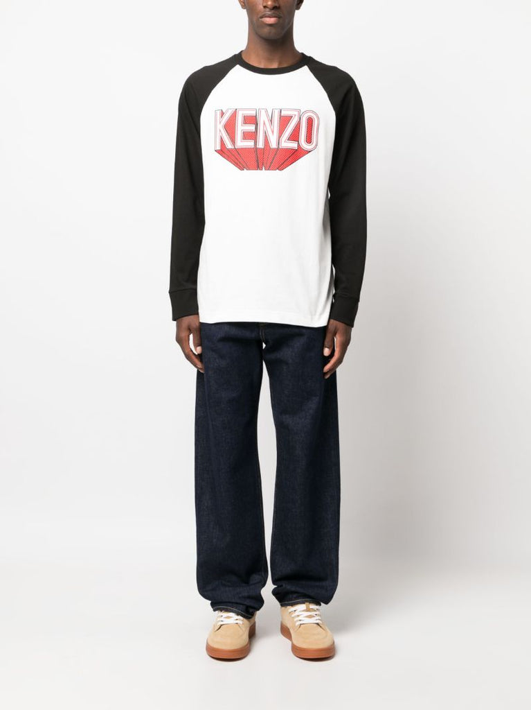 White Logo-print Cotton T-shirt
