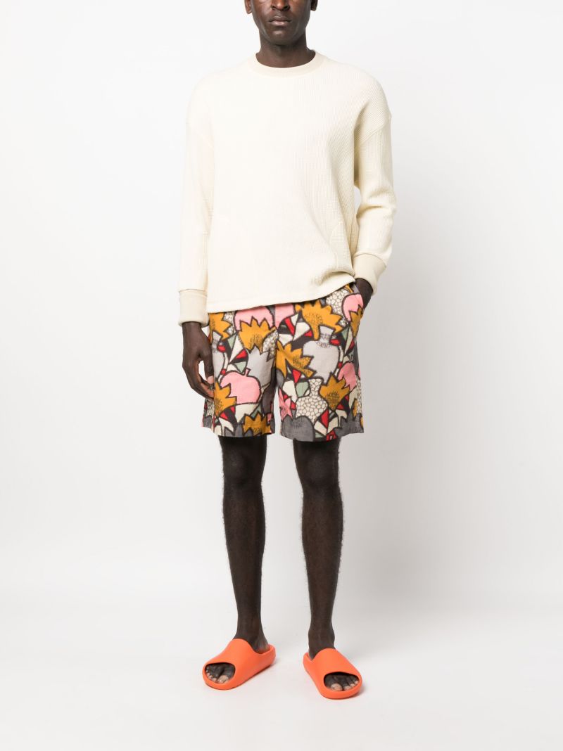 Grey Camo Elasticated Shorts