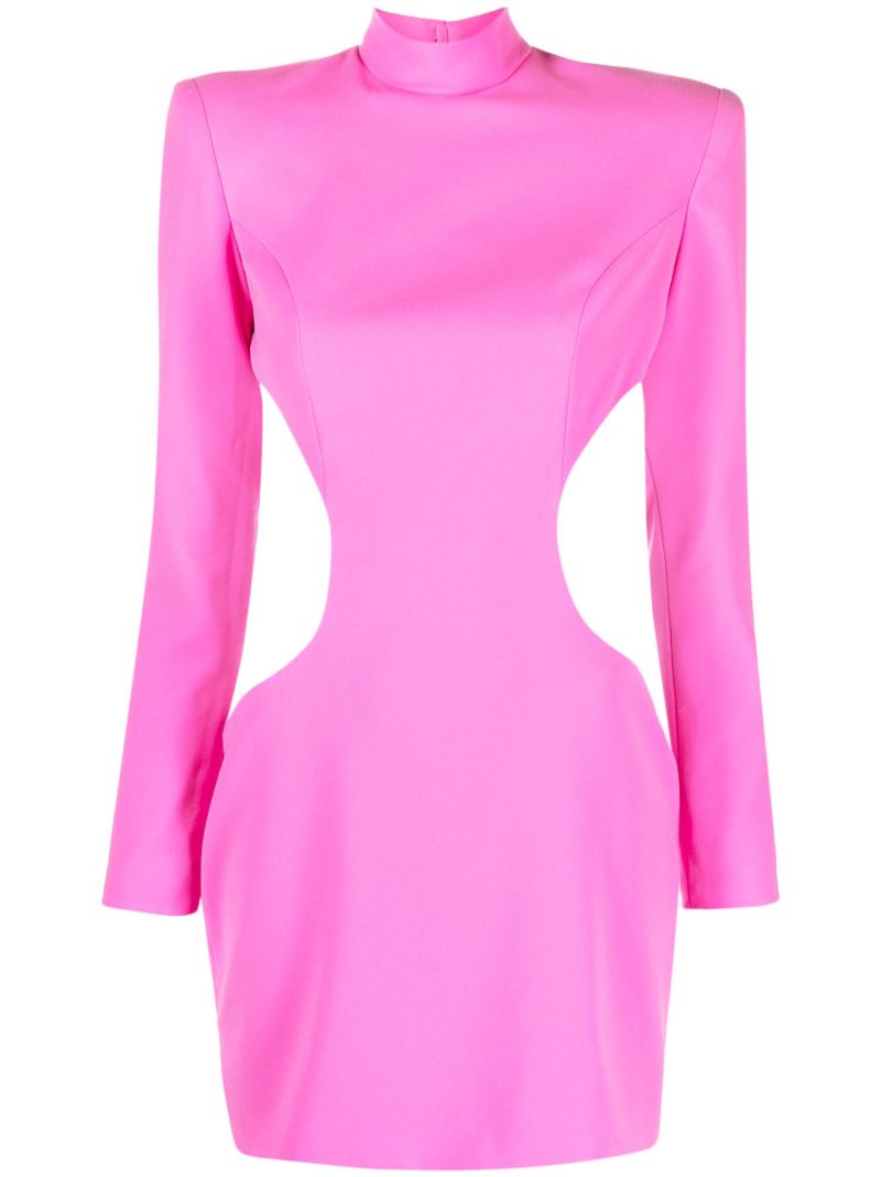 Pink Cut-out Sides Mini Dress