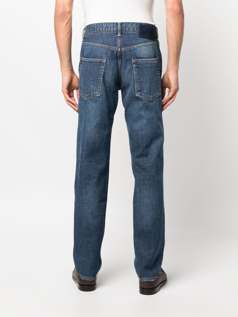 Blue Social Sculpture 03 Damaged 36 Straight Jeans