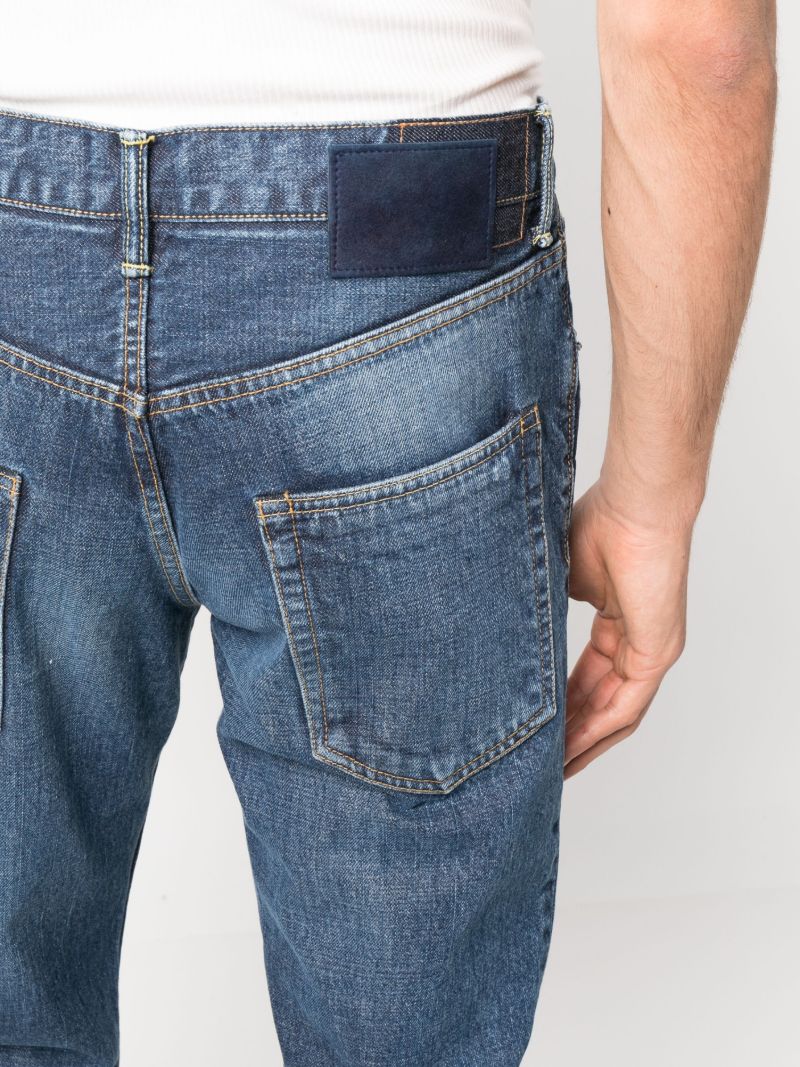 Blue Social Sculpture 03 Damaged 36 Straight Jeans