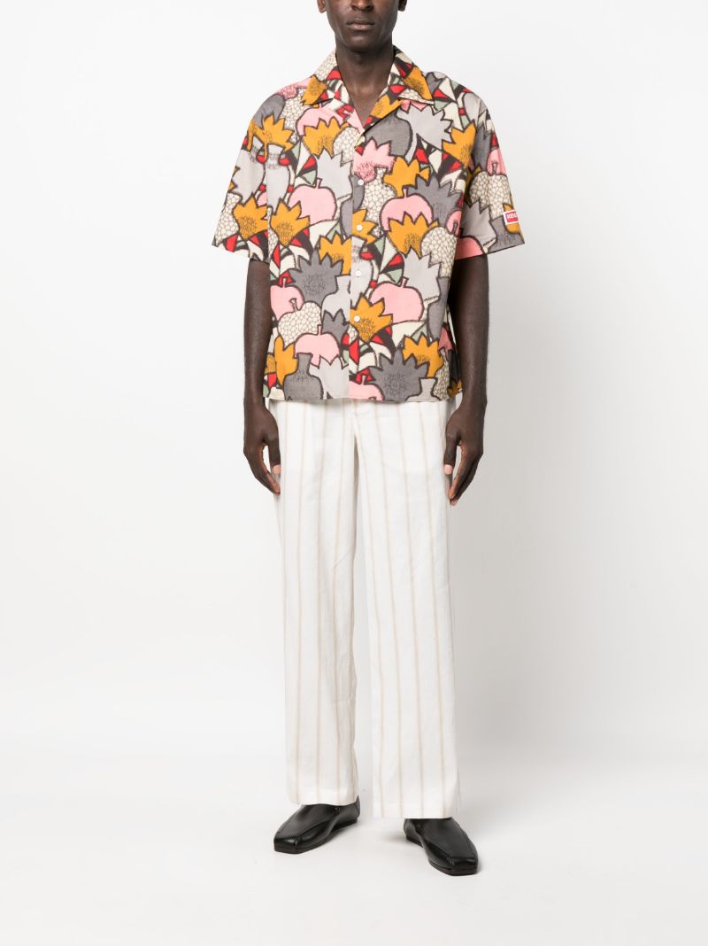 Multicolour Kenzo Kimono Camo Shirt