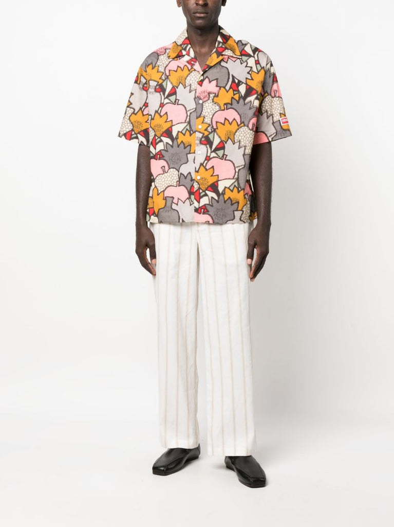 Multicolour Kenzo Kimono Camo Shirt
