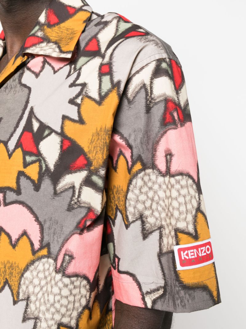 Multicolour Kenzo Kimono Camo Shirt