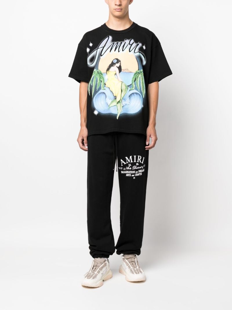Black Arts District-print Cotton Track Pants