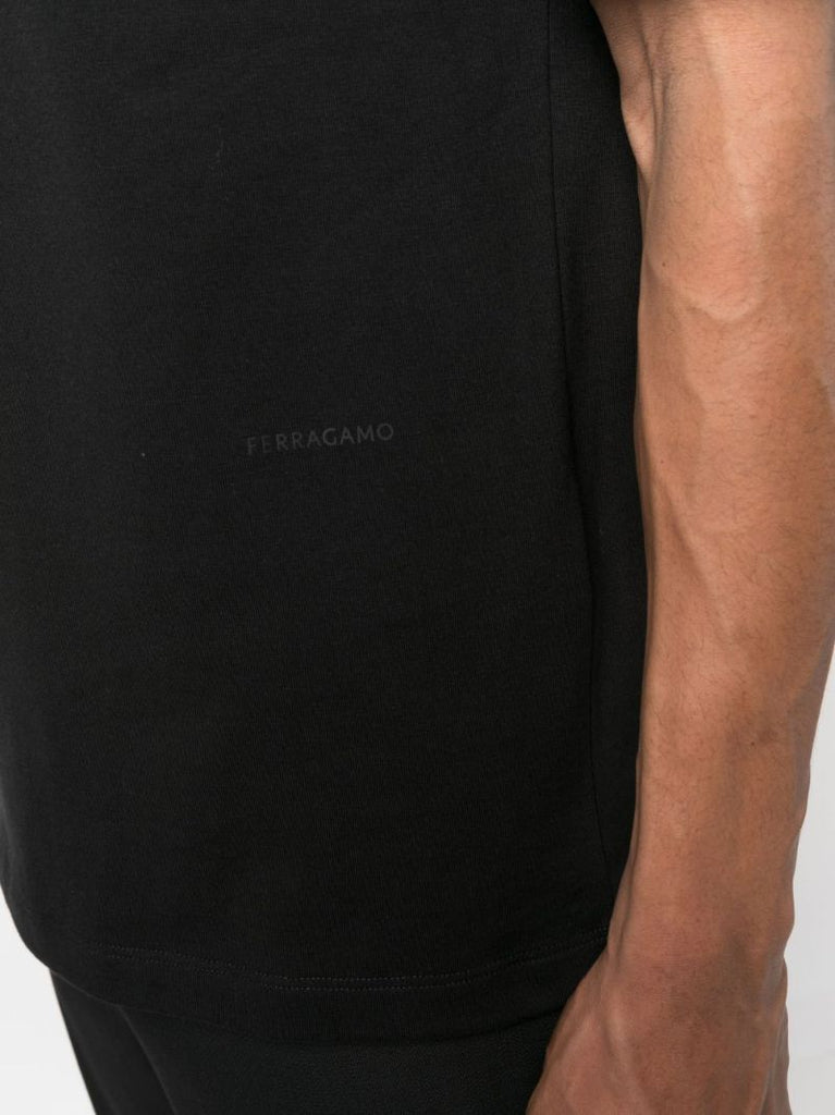 Black Cotton T-shirt