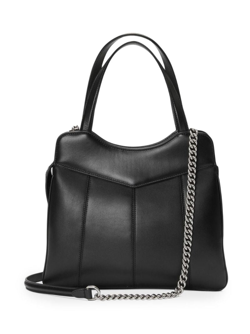 Black Petite Gg Small Leather Tote Bag