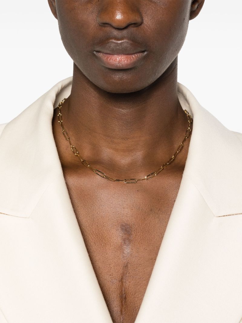 18k Yellow Gold Link to Link Necklace