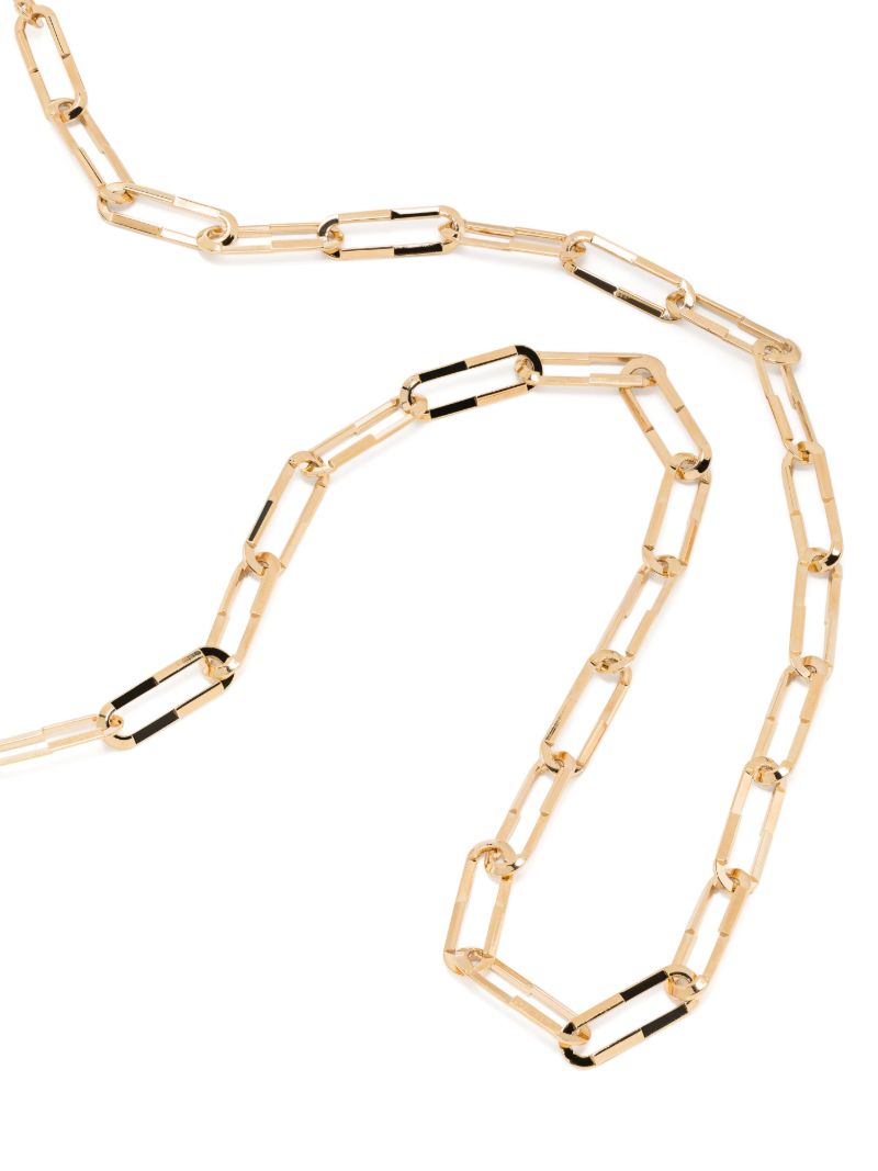 18k Yellow Gold Link to Link Necklace