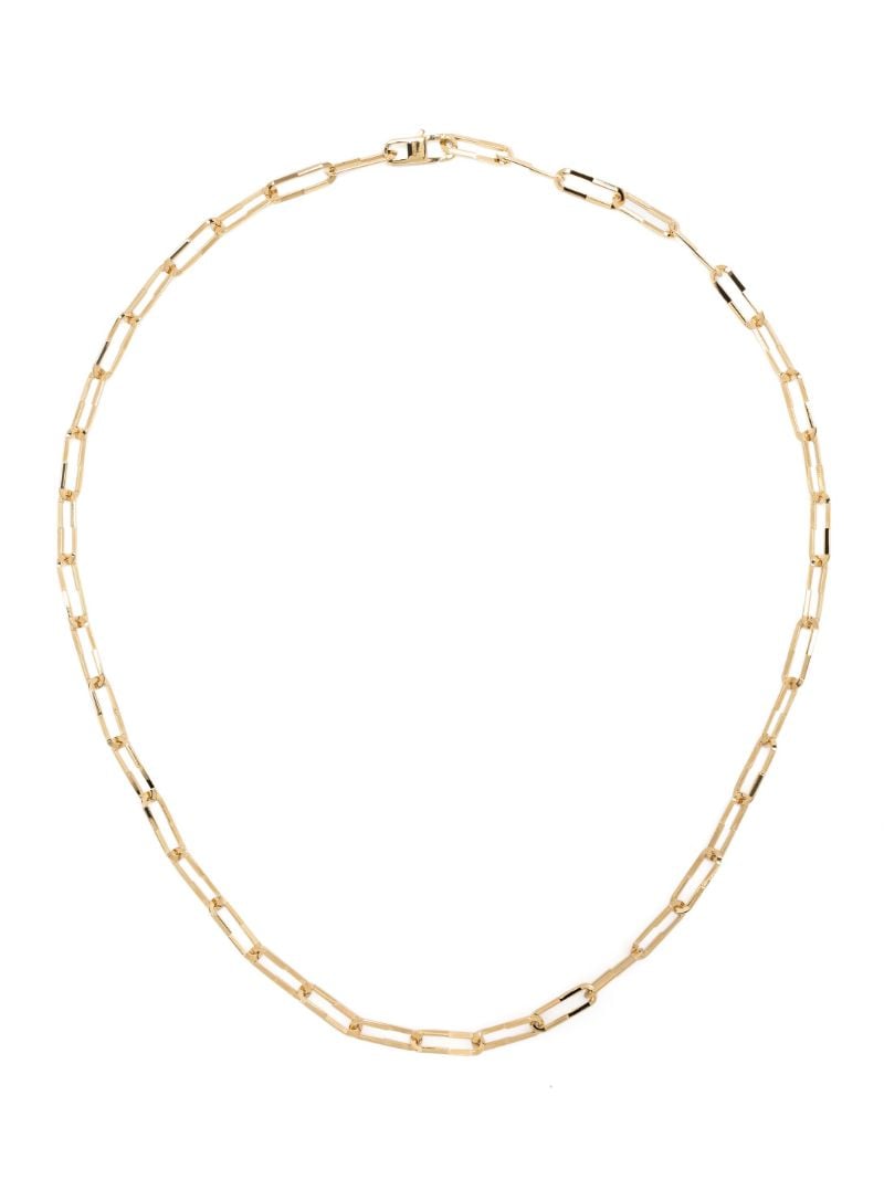 18k Yellow Gold Link to Link Necklace