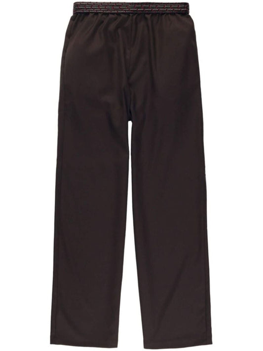 Brown Trinity Straight-leg Trousers