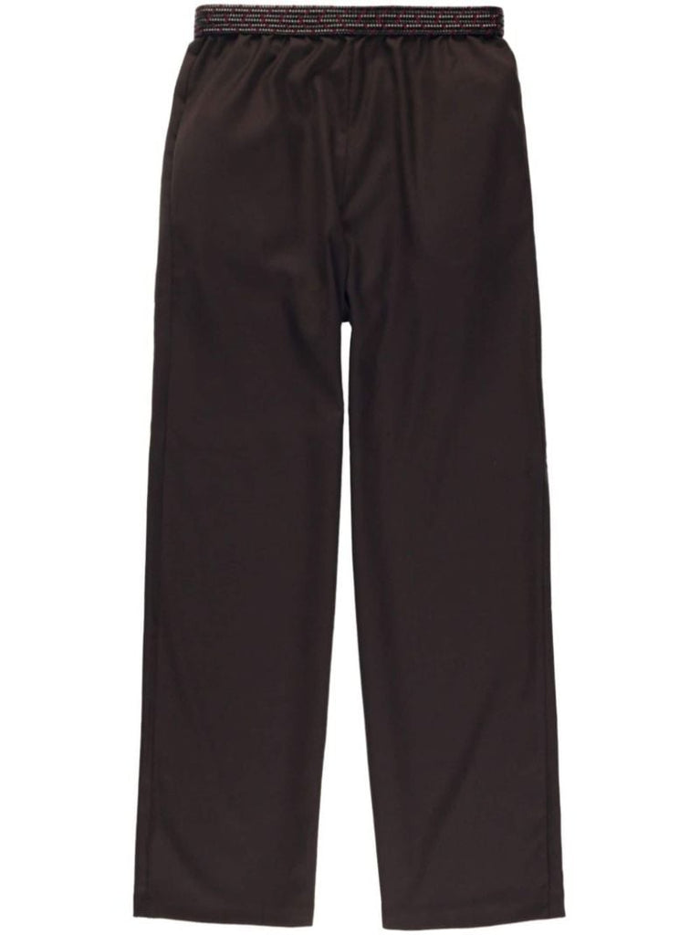Brown Trinity Straight-leg Trousers