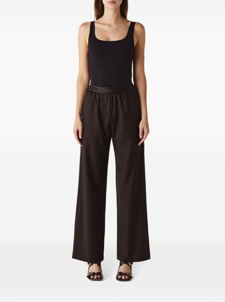 Brown Trinity Straight-leg Trousers