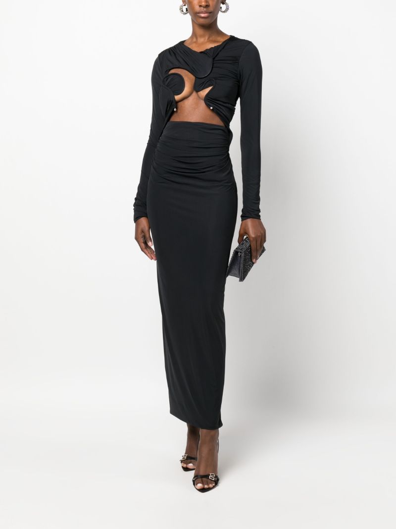 Black Venus Cut-out Dress