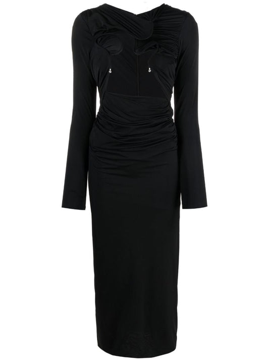 Black Venus Cut-out Dress