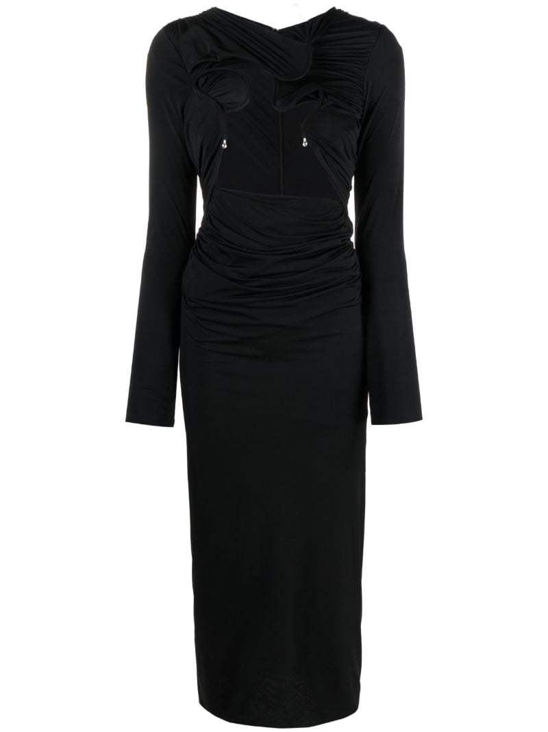 Black Venus Cut-out Dress