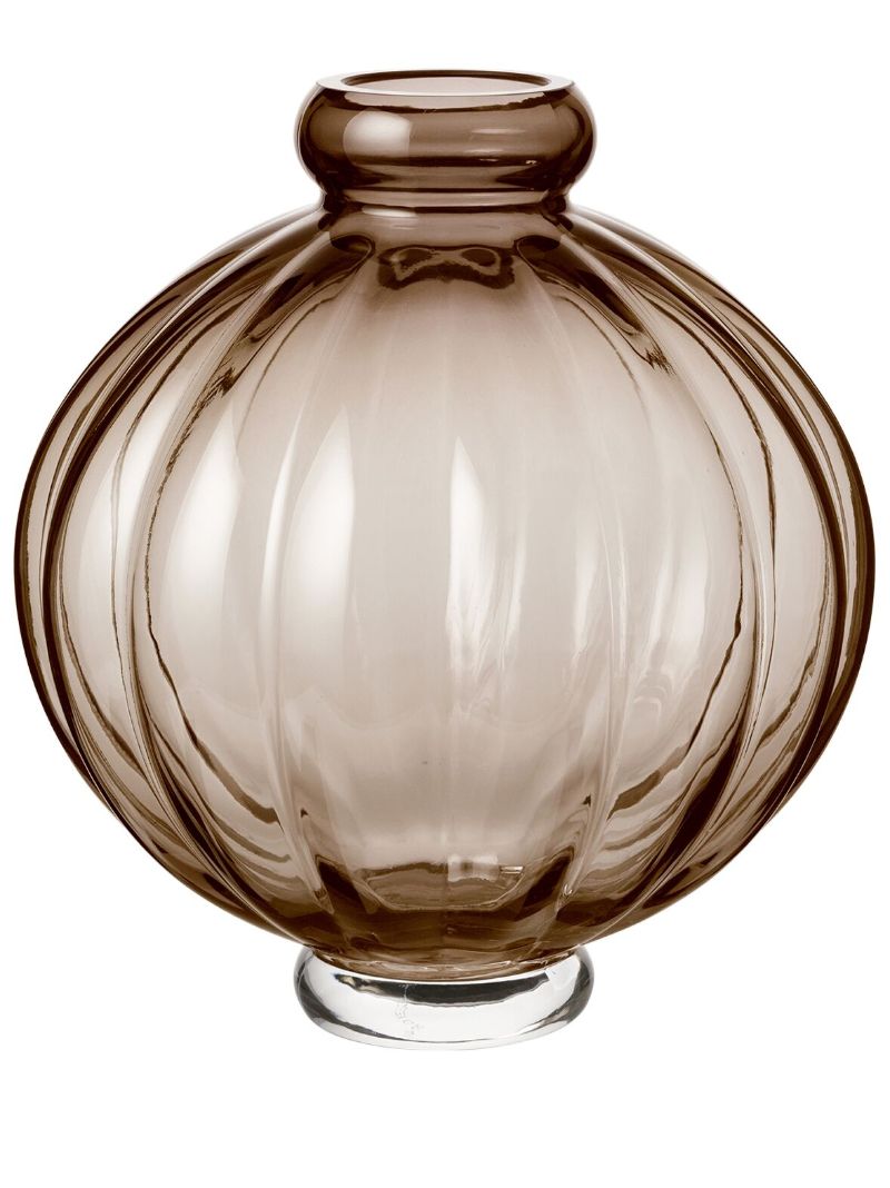 Brown Balloon 01 Glass Vase