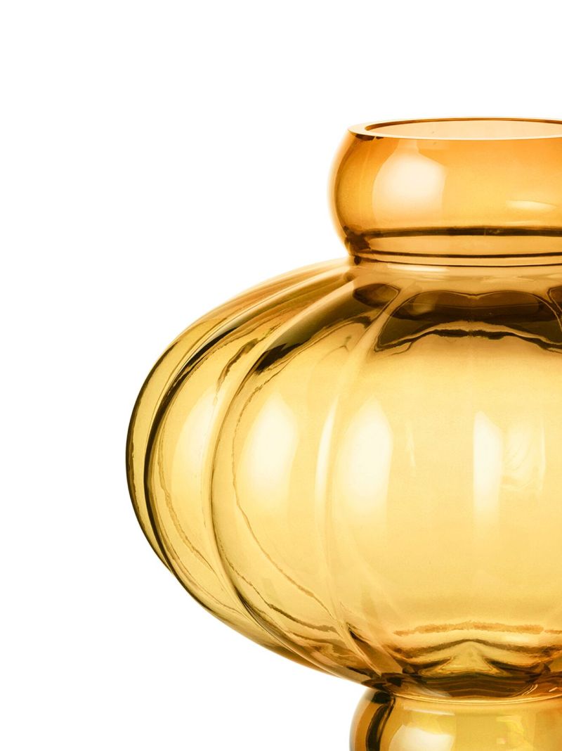 Yellow Balloon Glass Vase