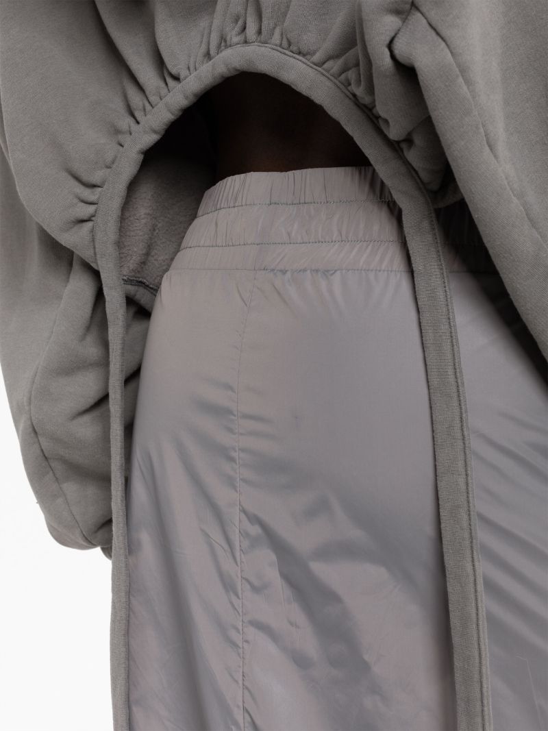Grey Cargo Maxi Skirt