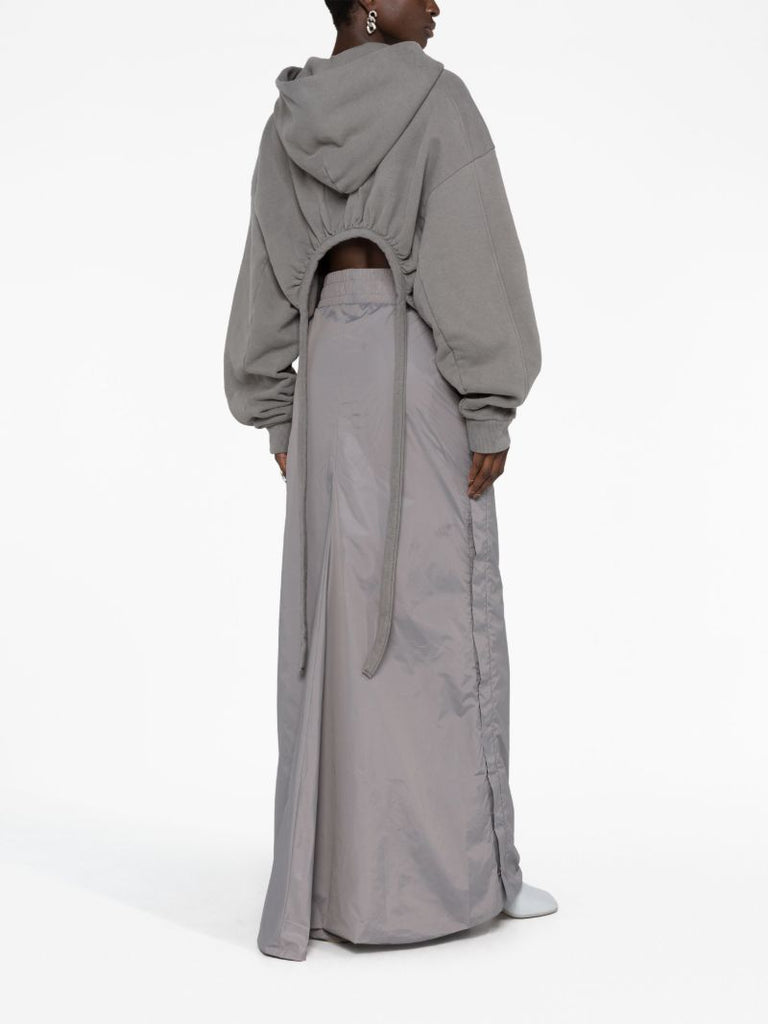 Grey Cargo Maxi Skirt