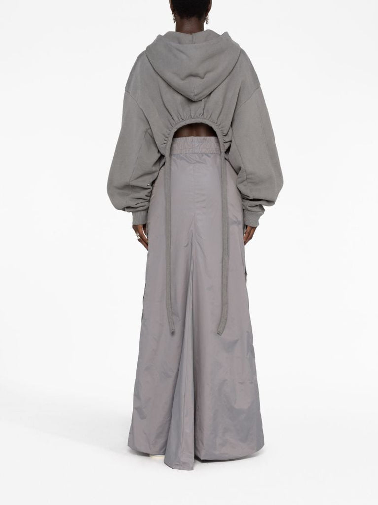 Grey Cargo Maxi Skirt