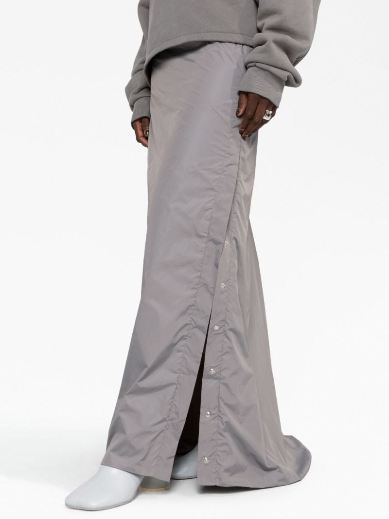 Grey Cargo Maxi Skirt