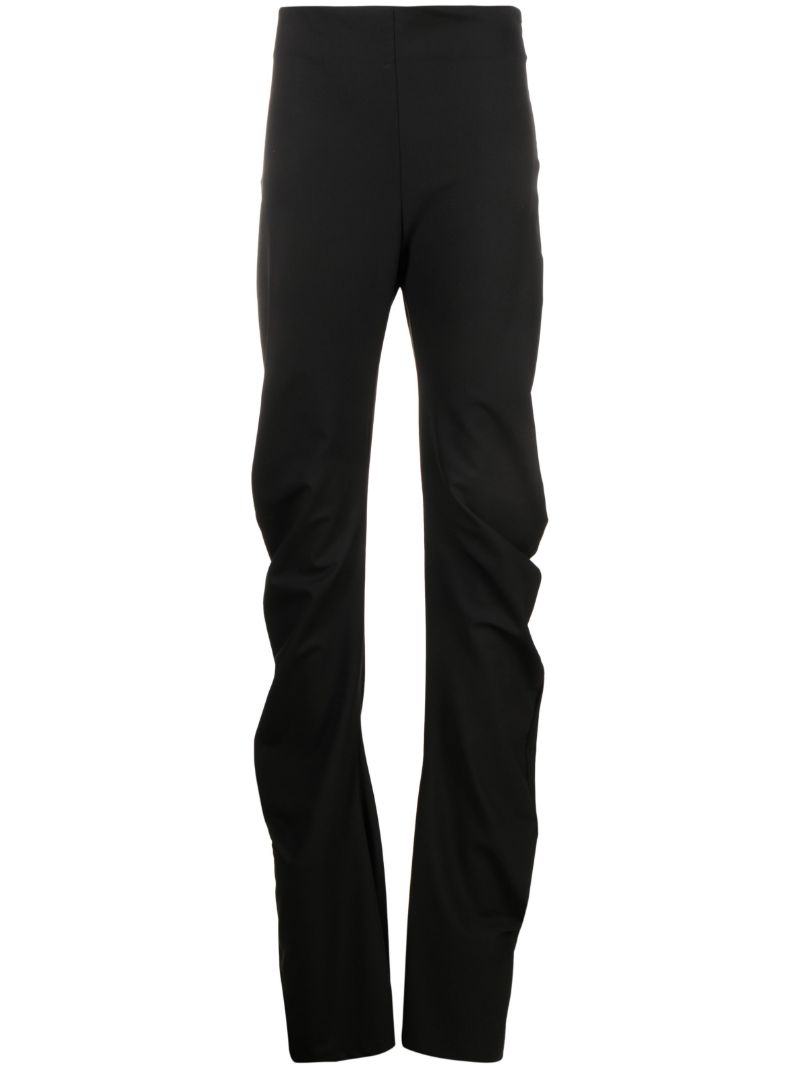 Black Twist Effect Trousers