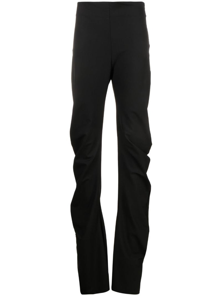 Black Twist Effect Trousers