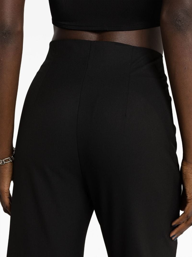 Black Twist Effect Trousers