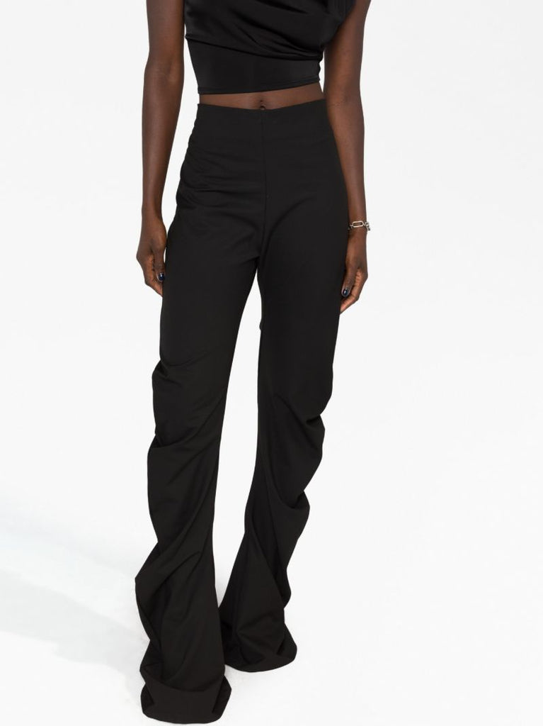 Black Twist Effect Trousers