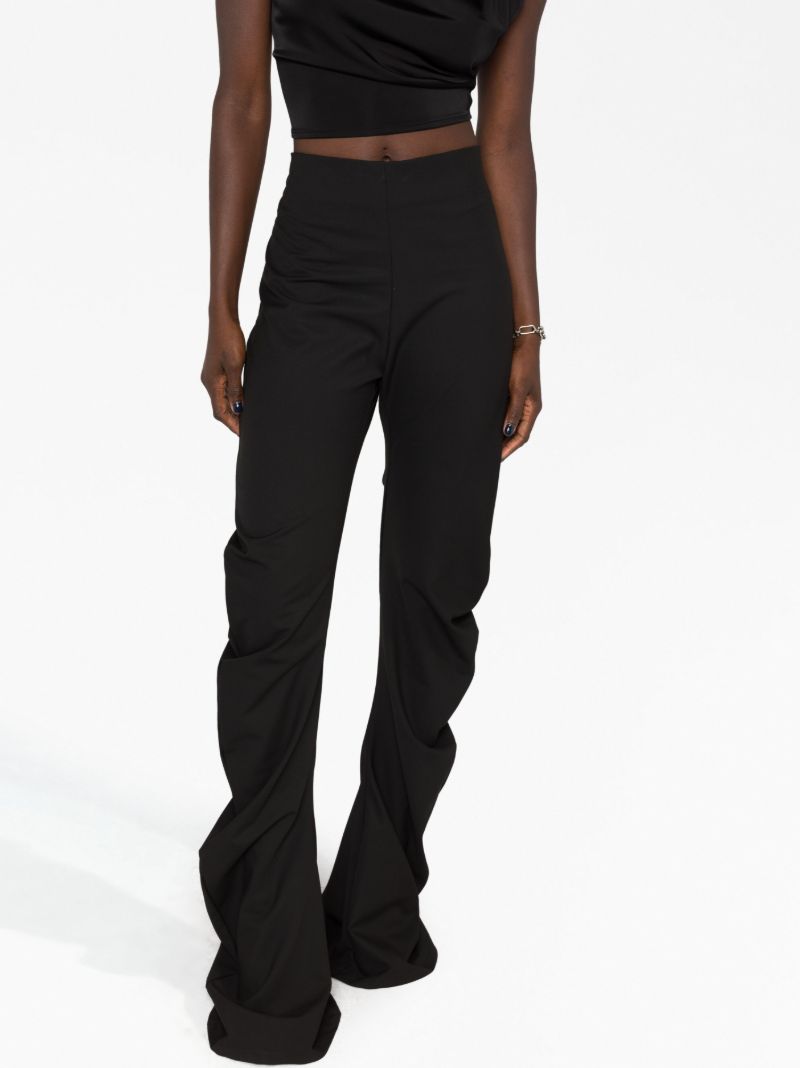 Black Twist Effect Trousers