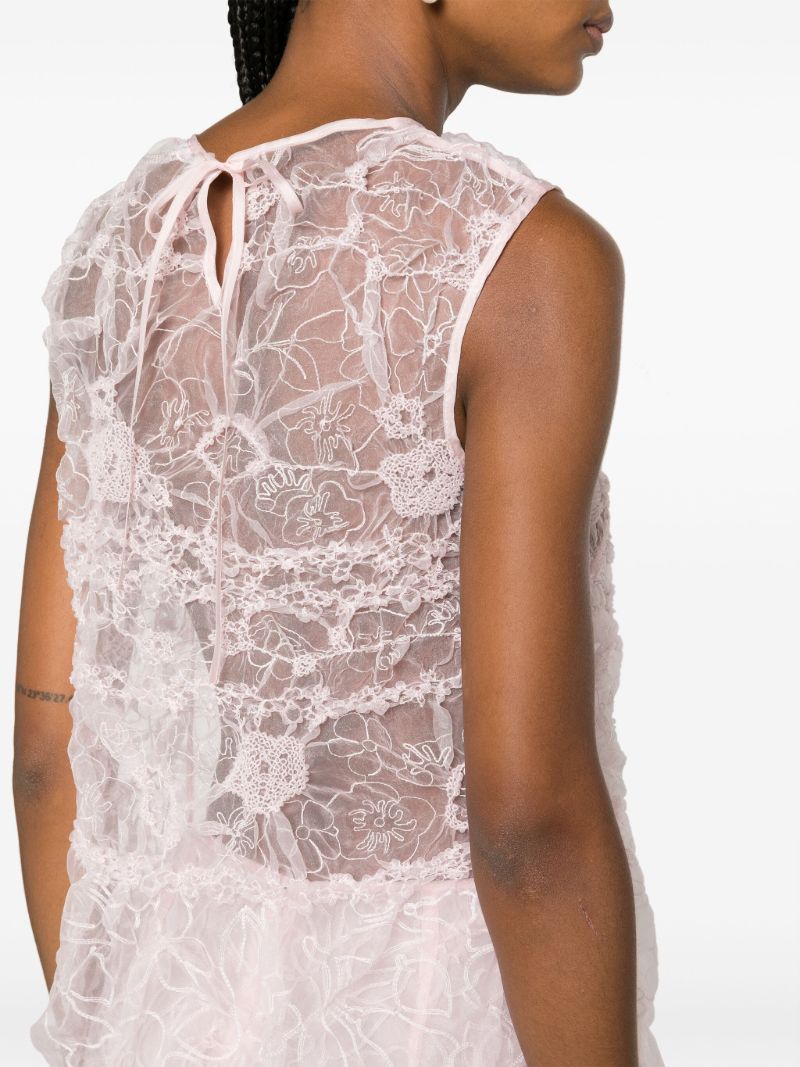 Pink Utania Lace Top