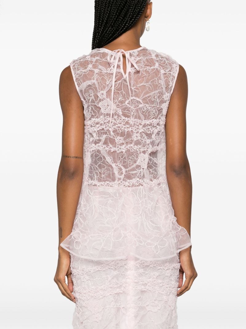 Pink Utania Lace Top