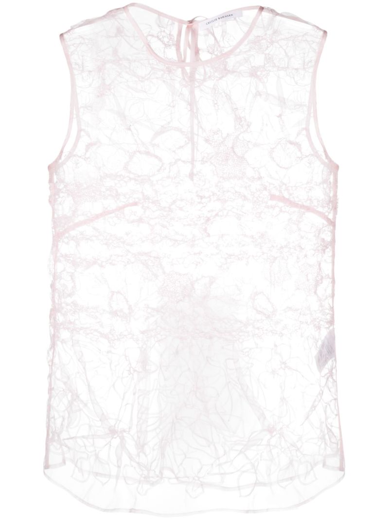 Pink Utania Lace Top