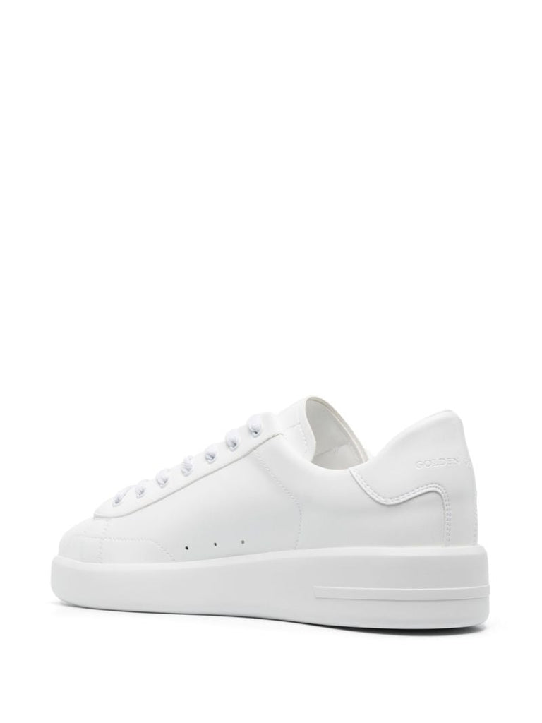 White Pure Star Leather Sneakers