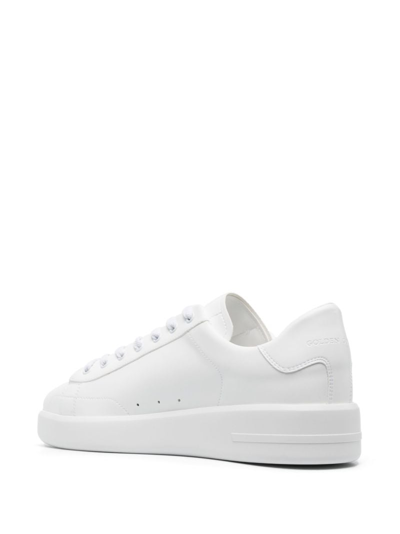 White Pure Star Leather Sneakers