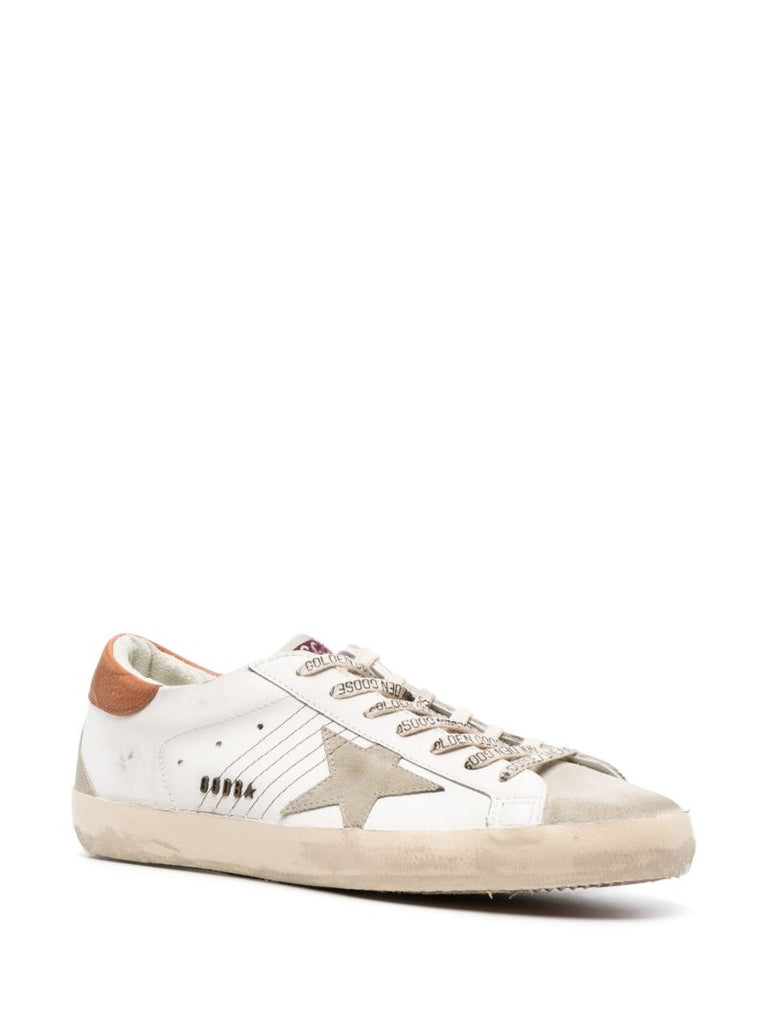 White Super-star Leather Sneakers