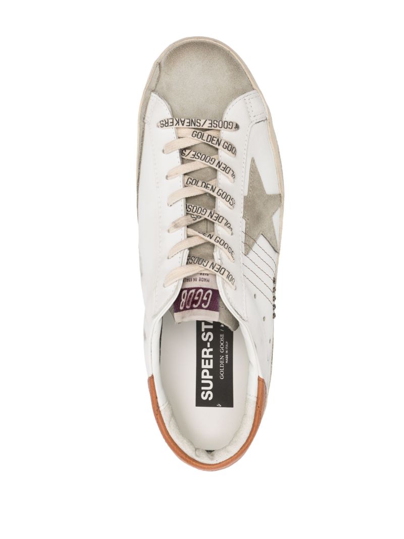 White Super-star Leather Sneakers