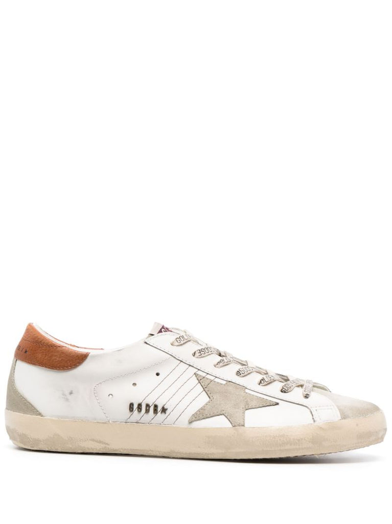 White Super-star Leather Sneakers