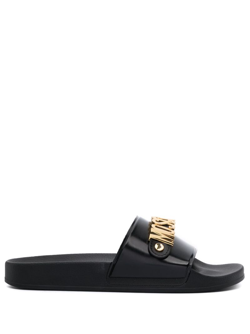 Black Logo Plaque Slides