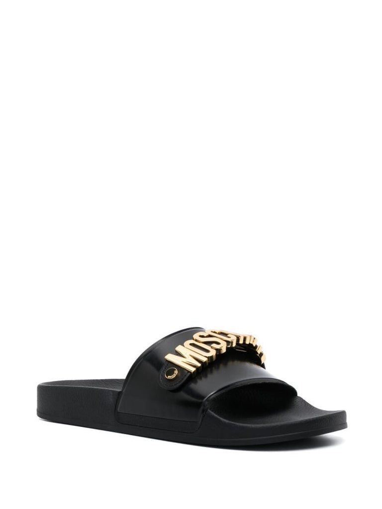 Black Logo Plaque Slides