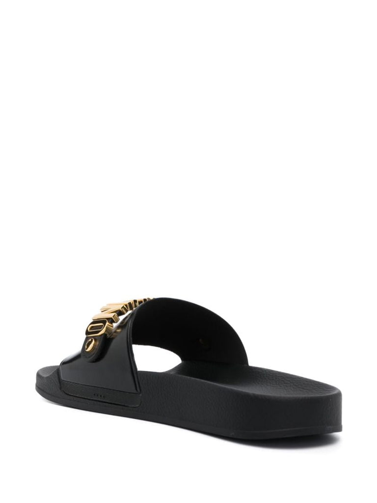 Black Logo Plaque Slides