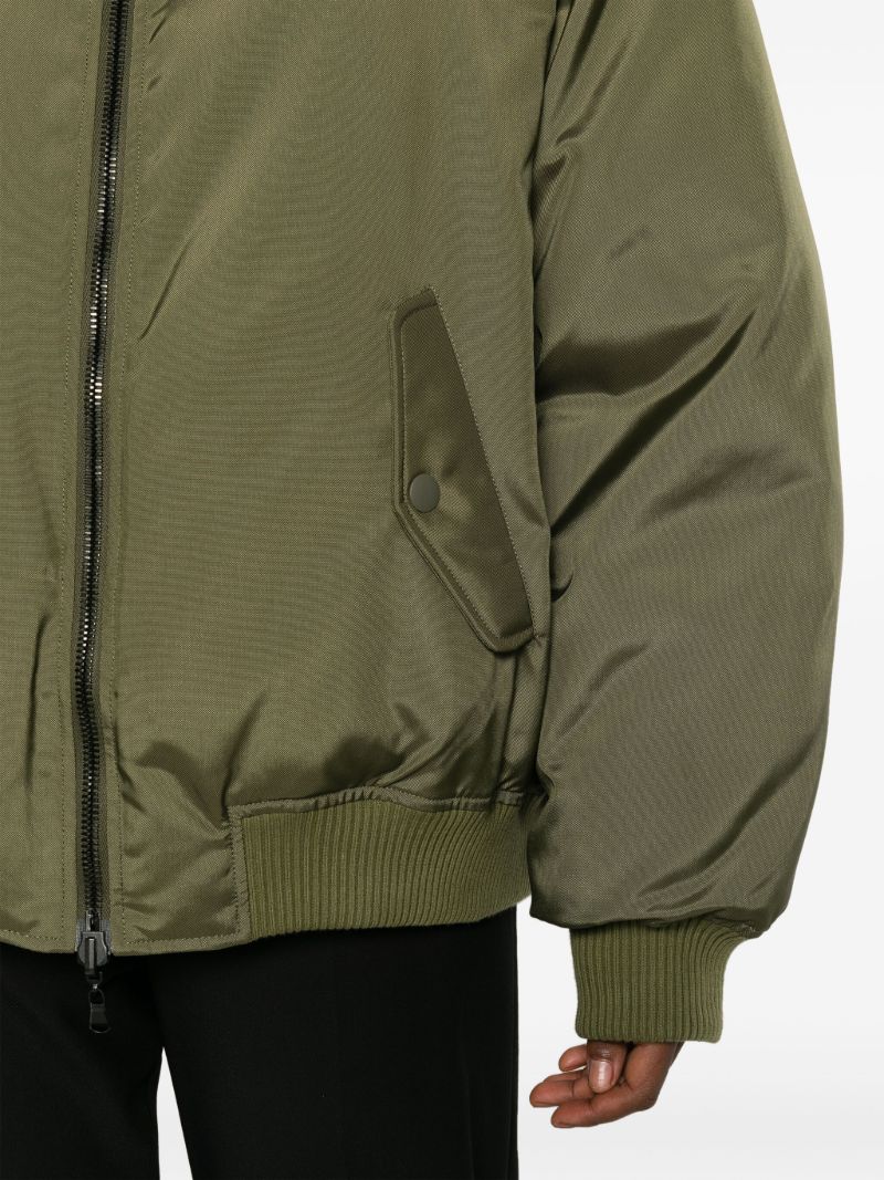 Green Reversible Bomber Jacket