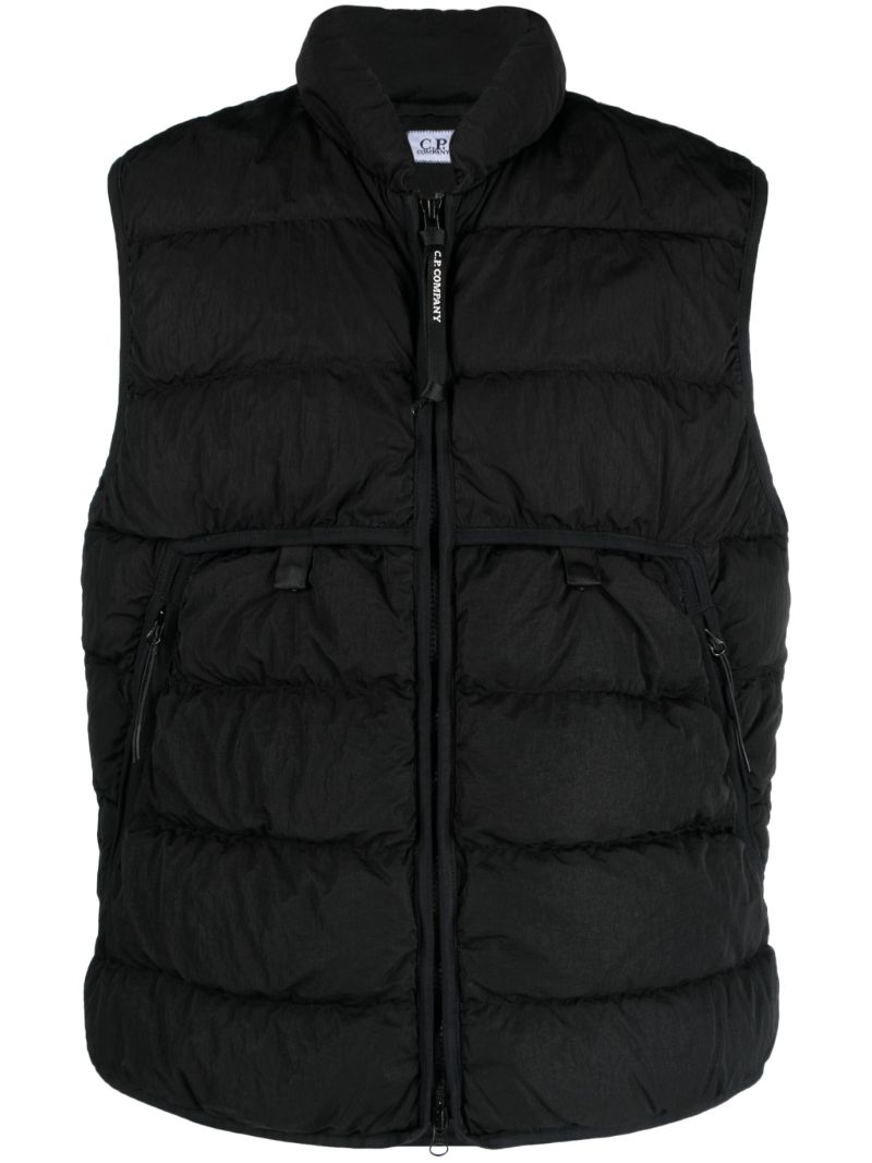 Black Eco-chrome R Padded Gilet