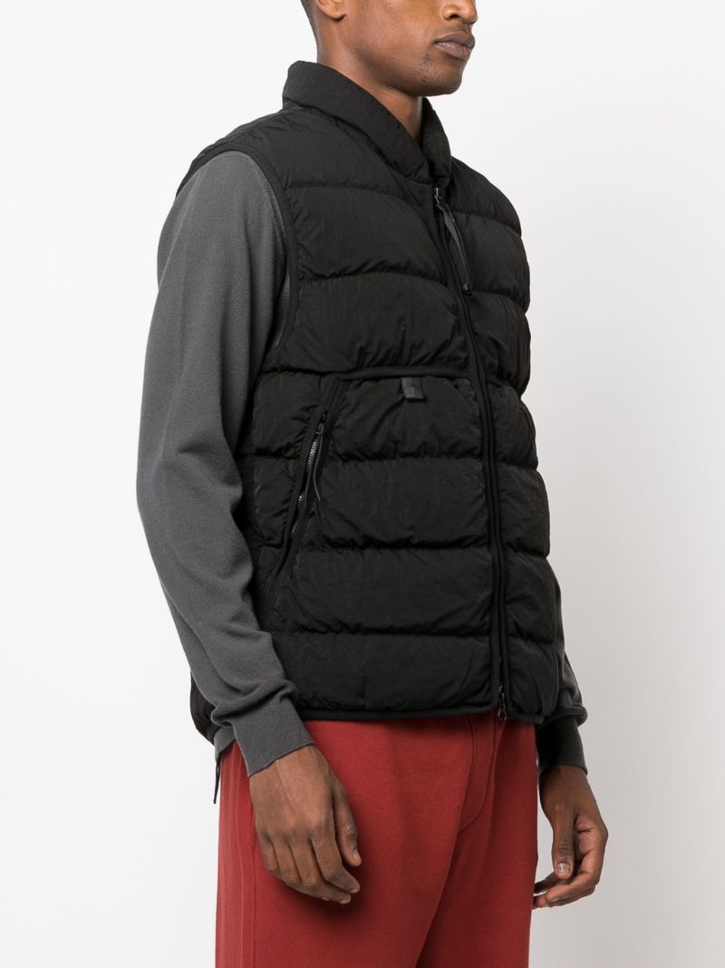 Black Eco-chrome R Padded Gilet