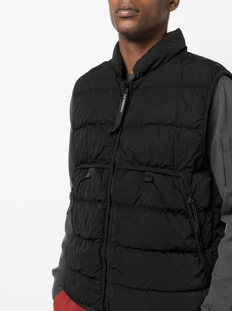 Black Eco-chrome R Padded Gilet
