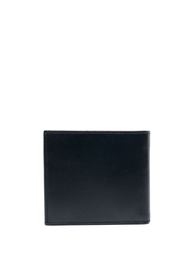 Blue Polo Bear Leather Wallet