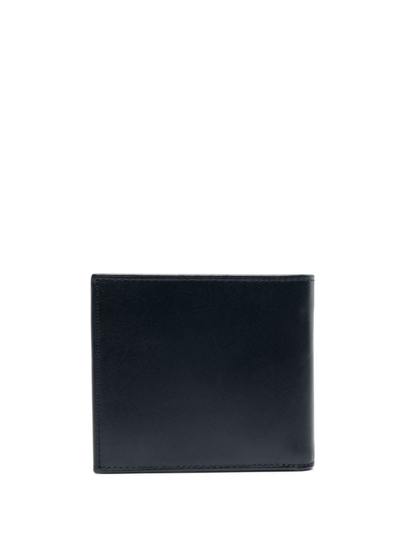 Blue Polo Bear Leather Wallet